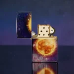 Otvoren Upaljač Zippo Solar Flare