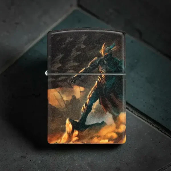Upaljač Zippo Vitez i Zmaj prednja strana