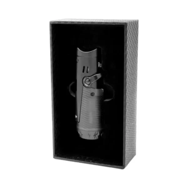 Ronson Bora upaljač brener gun metal crni u poklon kutiji