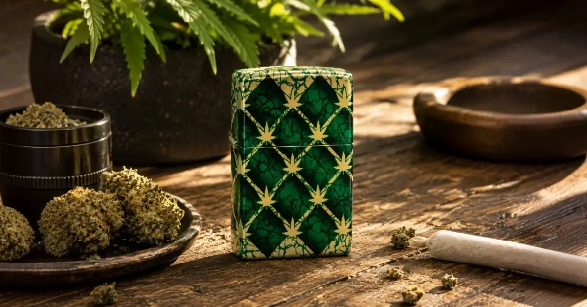 Zippo Argyle Leaf 46265 cannabis upaljač - facebook