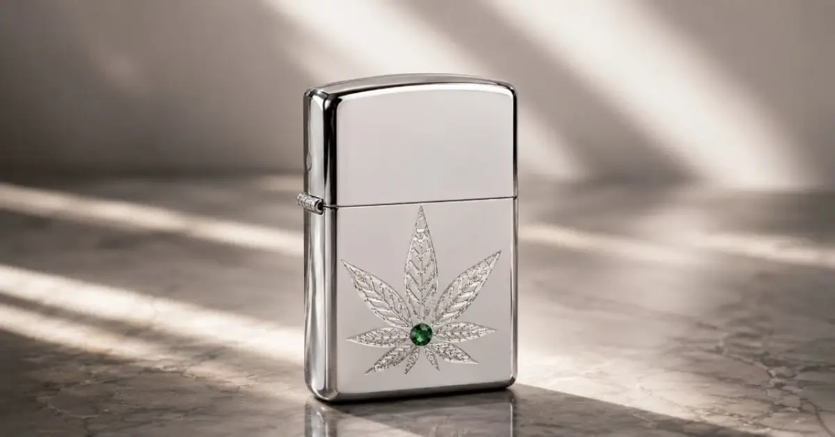 Upaljač Zippo Cannabis Crystal Dizajn - facebook
