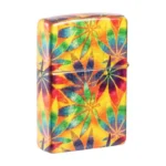 Zippo 48776 540 Fusion zadnja strana sa šarenim cannabis motivom