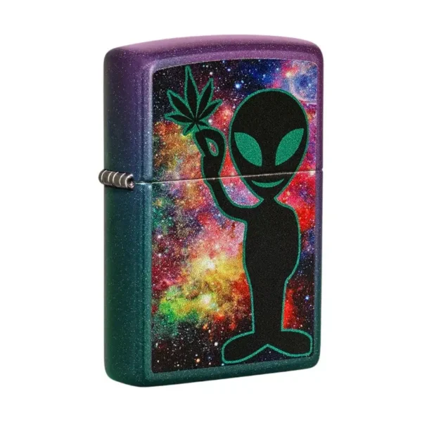 Zippo Alien Design Iridescent upaljač sa kosmičkim Alien motivom