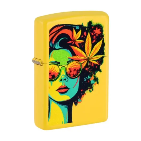 Zippo Blazing Beauty upaljač - bočni pogled na Color Image dizajn