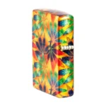 Zippo Cannabis 48776 bočni prikaz šarke i 540 Fusion dizajna