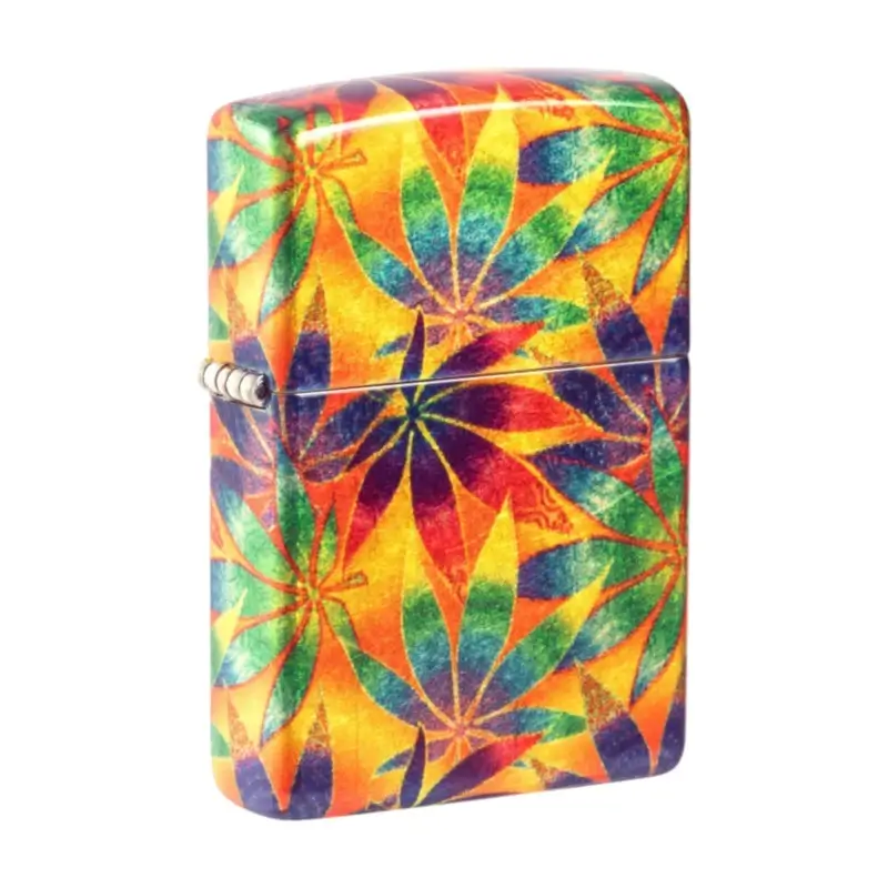 zippo-cannabis-540-fusion-48776-upaljac Zippo Cannabis Design 540 Fusion 48776 upaljač sa raznobojnim listovima kanabisa