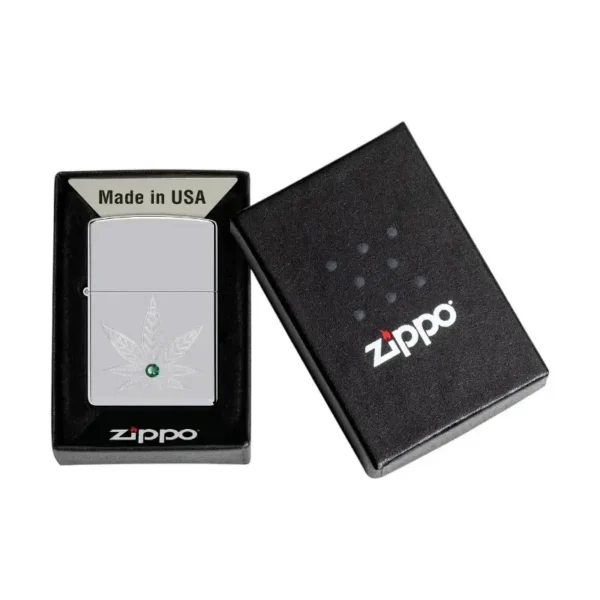 Zippo Cannabis Crystal Dizajn upaljač u originalnom pakovanju