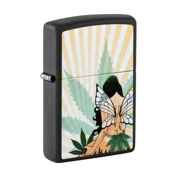 Zippo Cannabis Fairy upaljač bočni prikaz