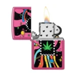 Zippo Cannabis Frequency 48928 otvoren upaljač sa plamenom