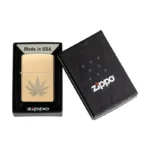 Zippo Cannabis Leaf upaljač u originalnom Zippo pakovanju