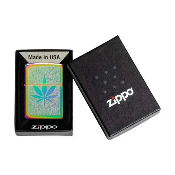 Zippo Cannabis Multi Color upaljač u originalnoj Zippo poklon kutiji