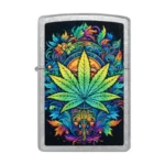Zippo Captivating Cannabis upaljač sa šarenim motivom lista kanabisa