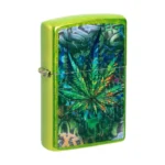 Zippo Graffiti Leaf 46846 Lurid ipaljač sa cannabis motivom