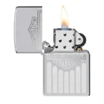 Otvoren Zippo Harley-Davidson 48993 upaljač sa plamenom