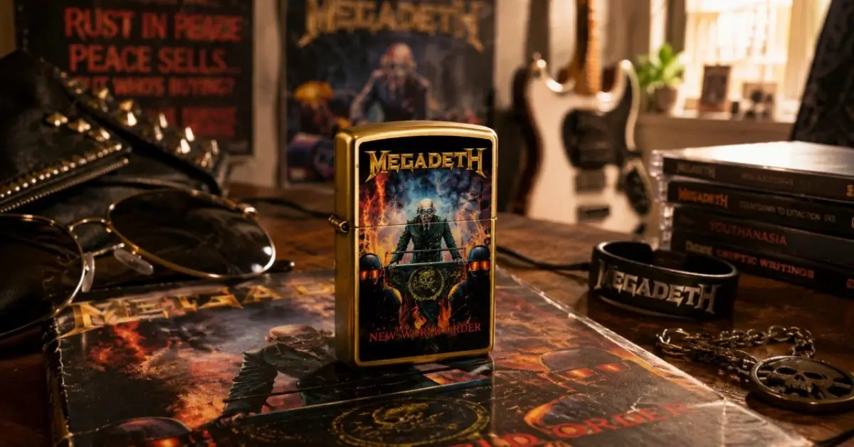Zippo Megadeth New World Order Upaljač 1 Zippo Megadeth New World Order upaljač - facebook