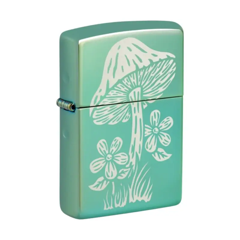 zippo-mushroom-design-high-polish-green-upaljac Zippo Mushroom Design High Polish Green upaljač