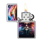 Zippo Mushroom Man Street Chrome 47184 otvoren upaljač