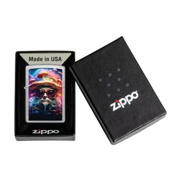 Zippo Mushroom Man Street Chrome upaljač u originalnom pakovanju