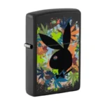 Zippo Playboy Cannabis upaljač bočni pogled sa Rabbit Head motivom