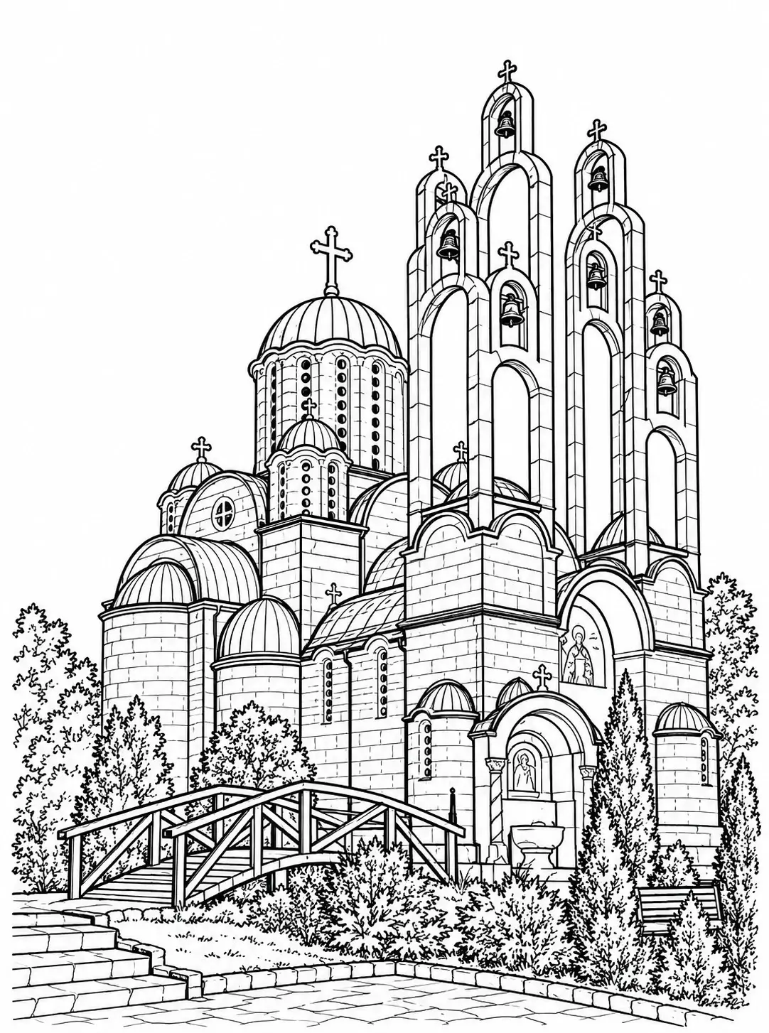 AI graviranje upaljača – od ideje u ChatGPT-u do Zippo gravure 5 AI slika za graviranje manastira na Zippo upaljaču