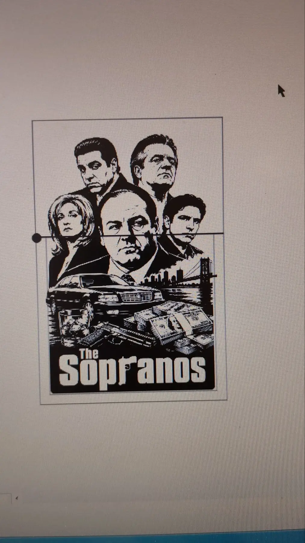 AI graviranje upaljača – od ideje u ChatGPT-u do Zippo gravure 3 AI slika za graviranje Sopranos motiva pripremljena za Zippo upaljač
