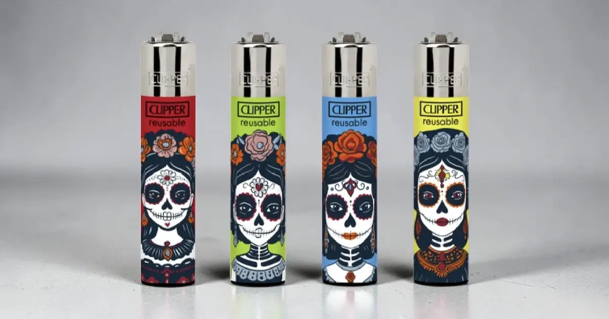 Clipper Catrinas upaljači 4 različita dezena - facebook