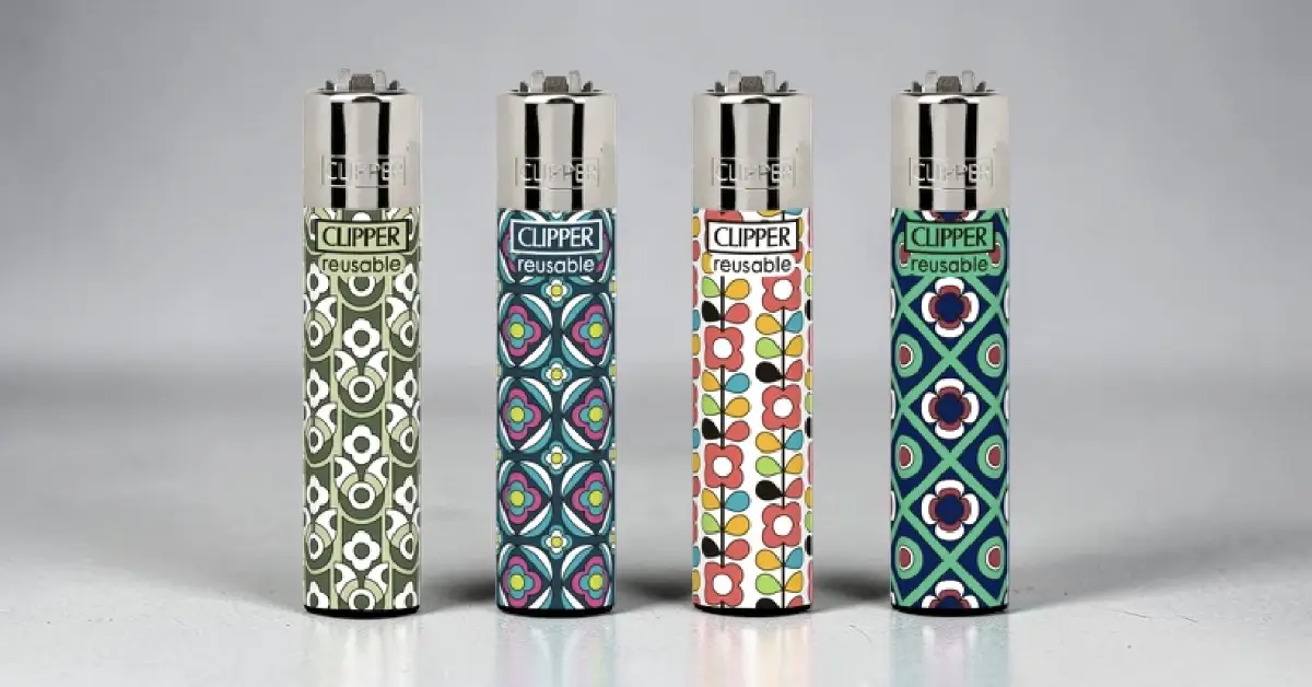 Clipper Retrospring upaljači – 4 retro dezena