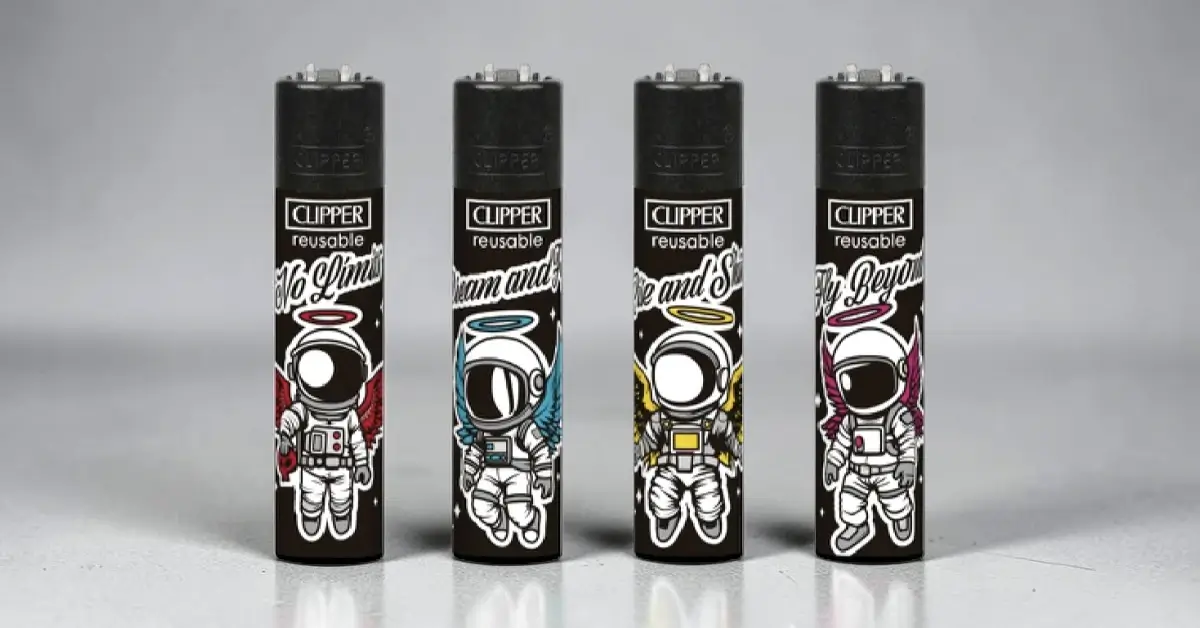 Clipper Skybound upaljači sa astronaut motivima – facebook
