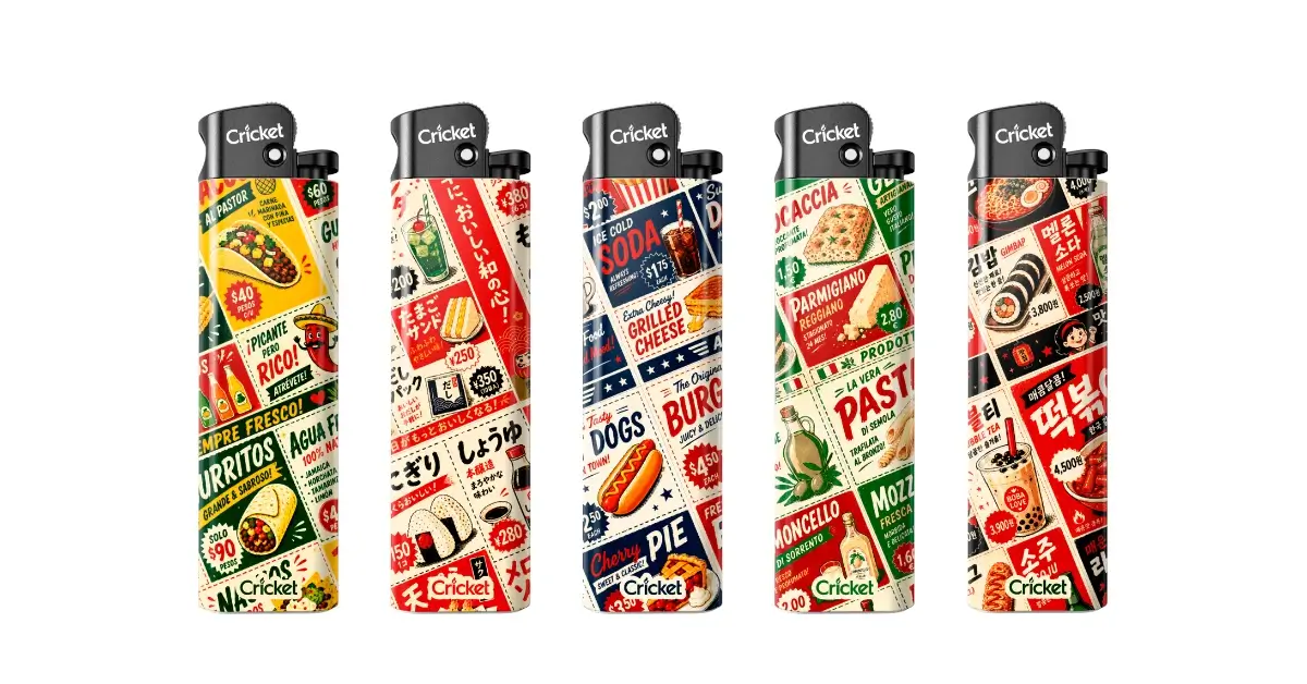 Cricket Coupons upaljači sa retro dizajnom