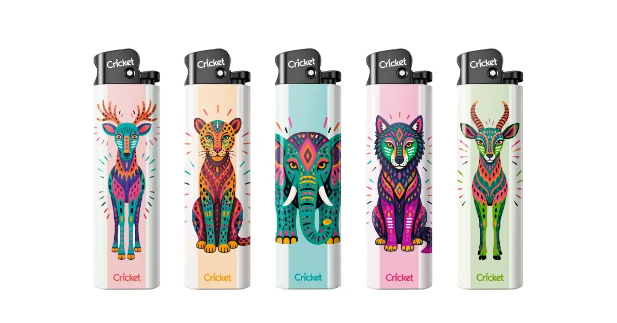Cricket Spirit Animals upaljači sa motivima životinja