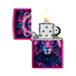 Zippo Multicolor Lion otvoren upaljač sa plamenom